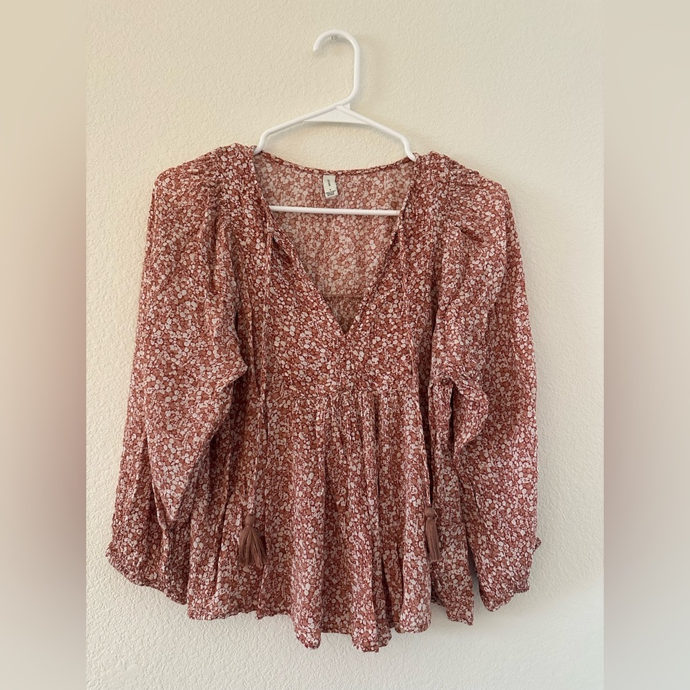 Gentle Fawn Floral Blouse